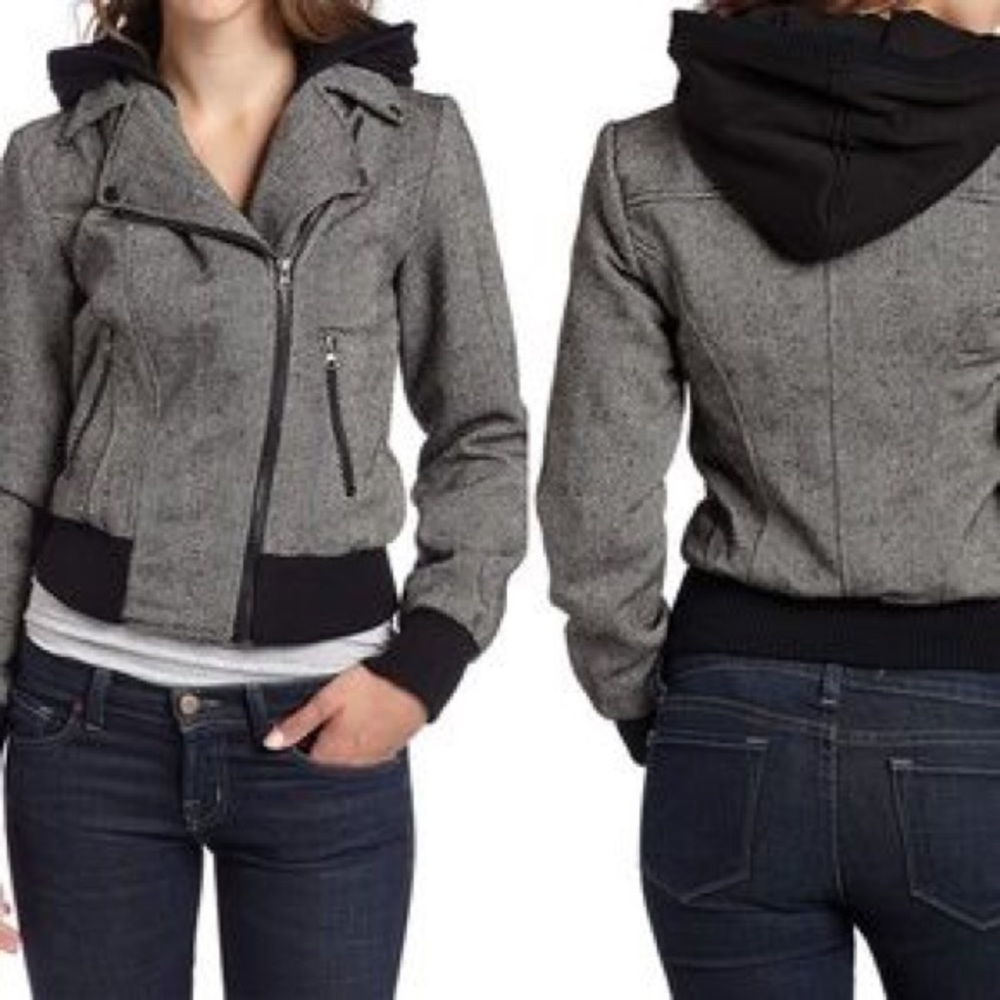 Jack by BB Dakota Pamelia Herringbone Jacket, Med